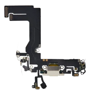 Charging Port Flex Cable For iPhone 13 Mini (Aftermarket Plus) (Starlight)