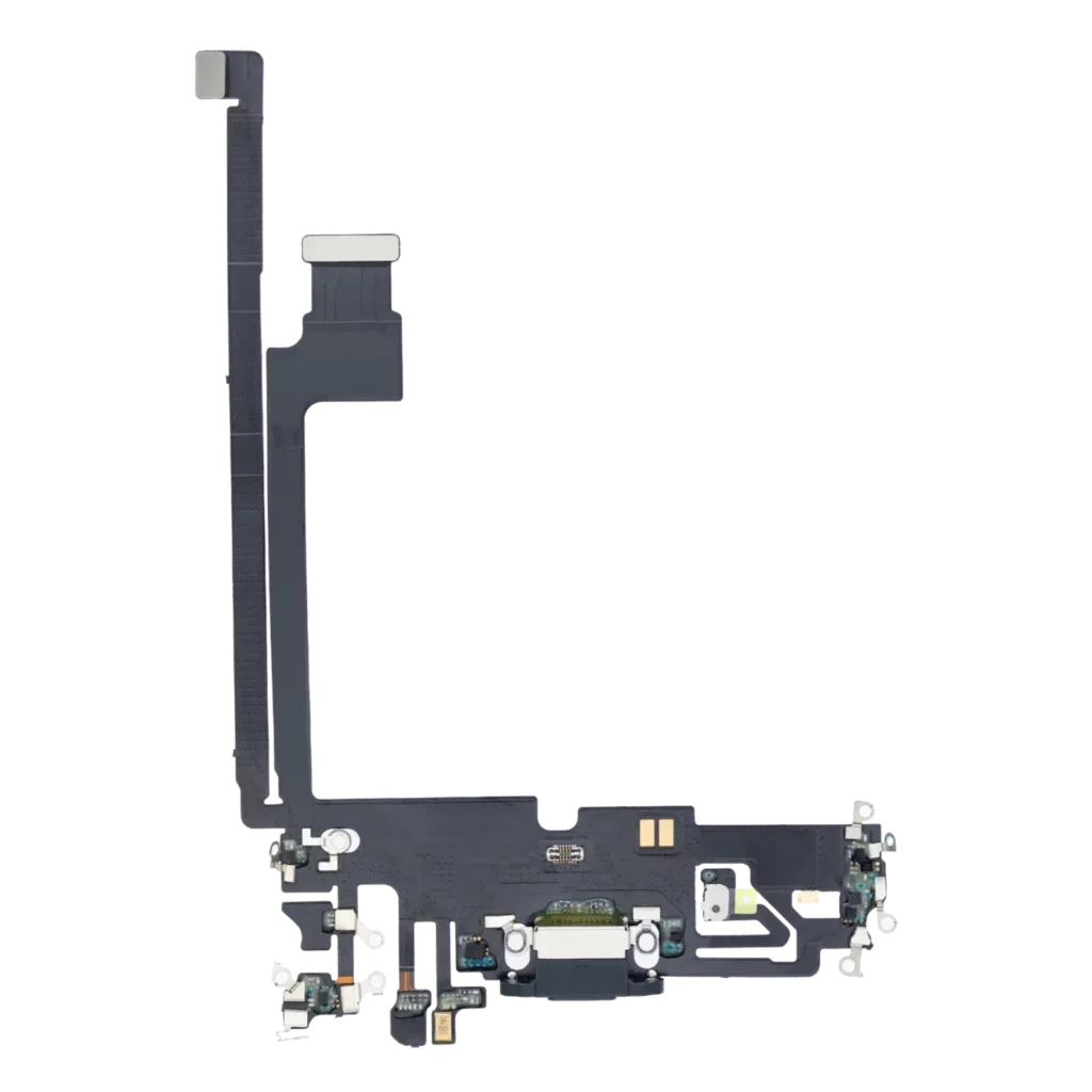 Charging Port Flex Cable For iPhone 12 Pro Max (Aftermarket Plus) (Pacific Blue)