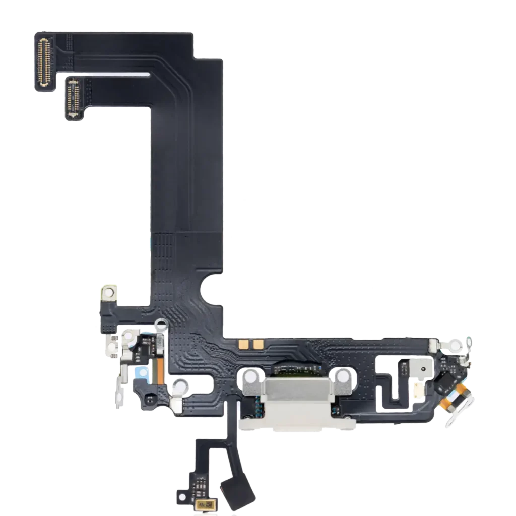 Charging Port Flex Cable For iPhone 12 Mini (Aftermarket Plus) (White)