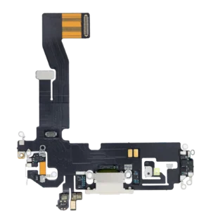 Charging Port Flex Cable For iPhone 12 Pro (Aftermarket Plus) (Silver)