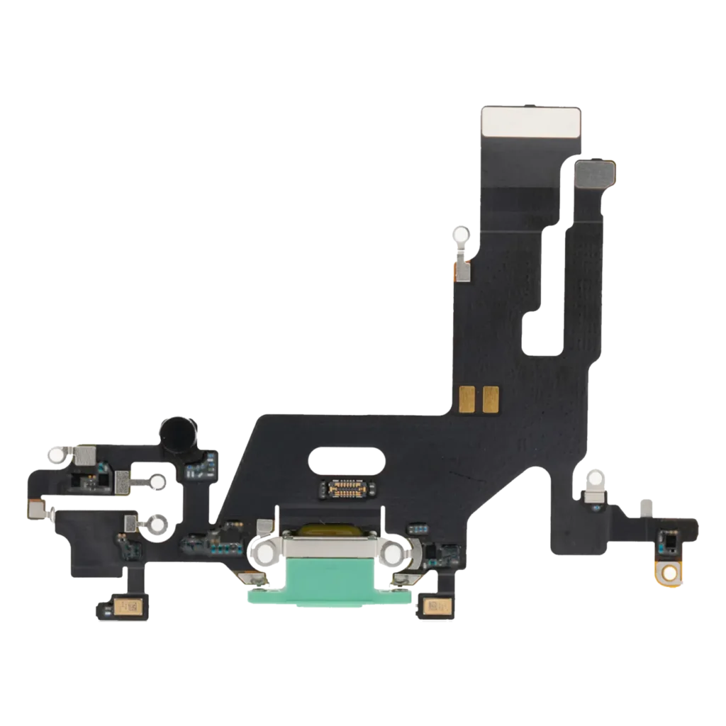 Charging Port Flex Cable For iPhone 11 (Aftermarket Plus) (Green)