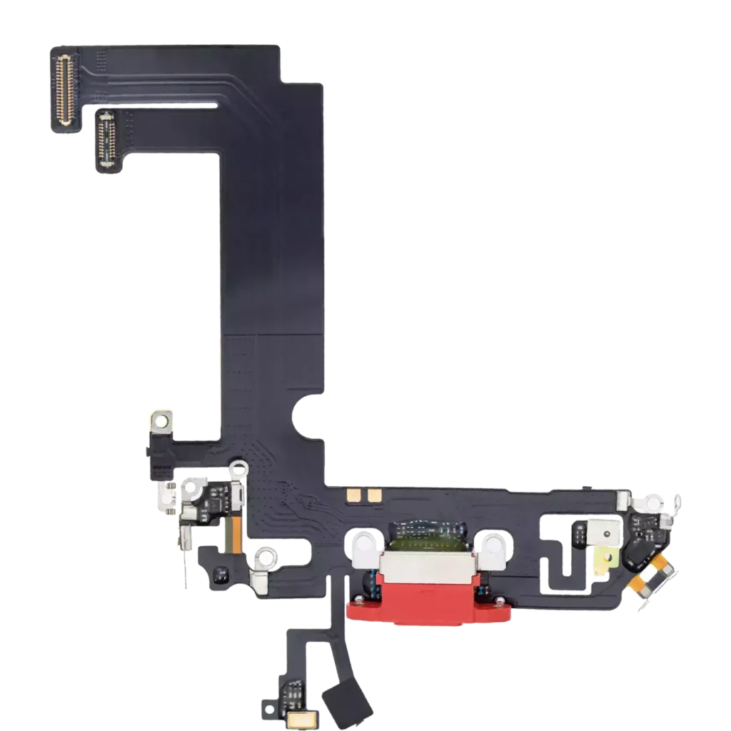 Charging Port Flex Cable For iPhone 12 Mini (Premium) (Red)