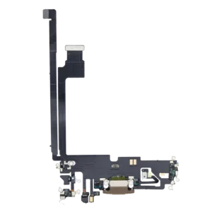 Charging Port Flex Cable For iPhone 12 Pro Max (Premium) (Gold)