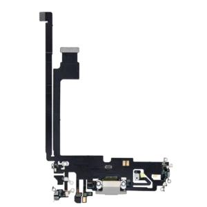 Charging Port Flex Cable For iPhone 12 Pro Max (Premium) (Silver)