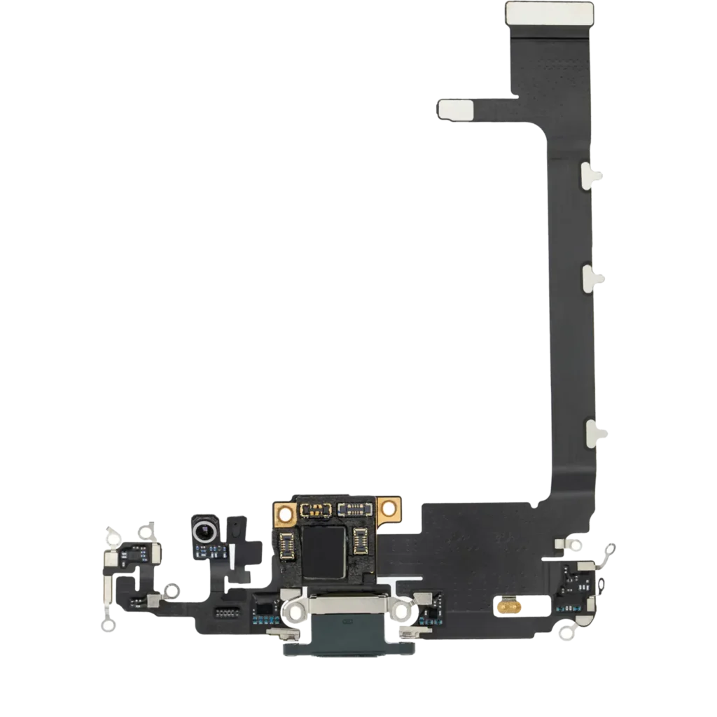 Charging Port Flex Cable With Board For iPhone 11 Pro Max (Premium) (Midnight Green)