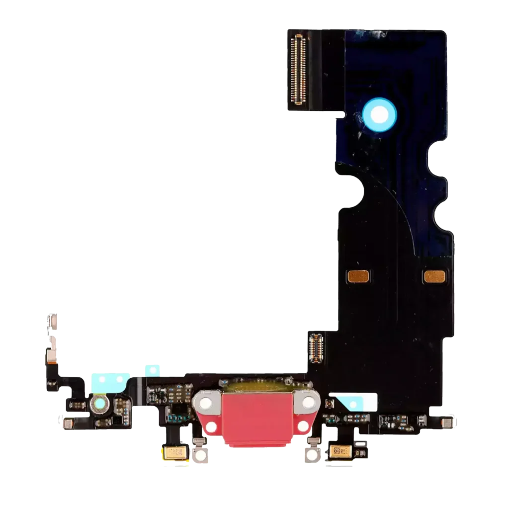 Charging Port Flex Cable For iPhone 8 (Premium) (Red)