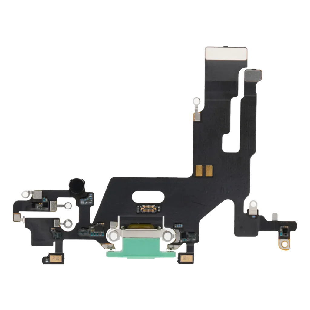 Charging Port Flex Cable For iPhone 11 (Premium) (Green)