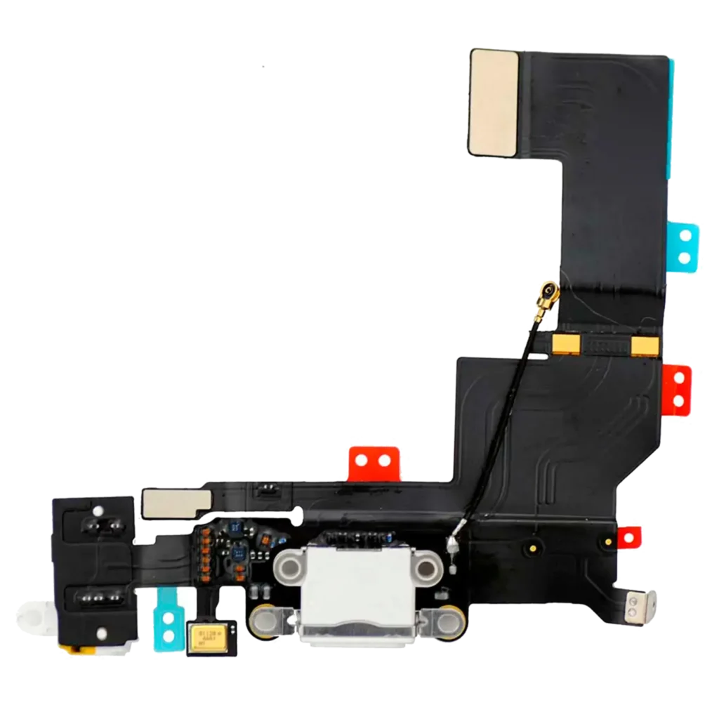 Charging Port Flex Cable For iPhone 5S (Silver)