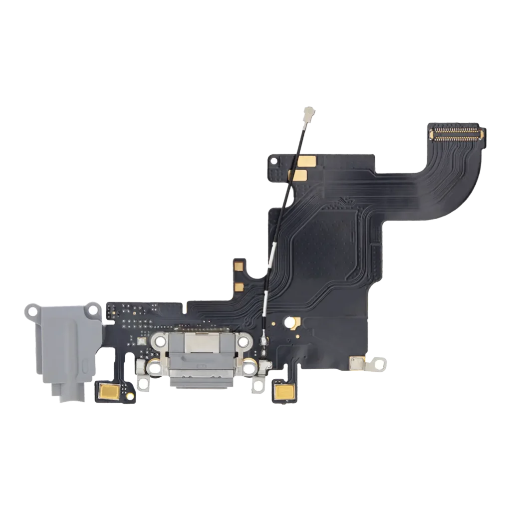 Charging Port Flex Cable For iPhone 6S (Aftermarket) (Space Gray)