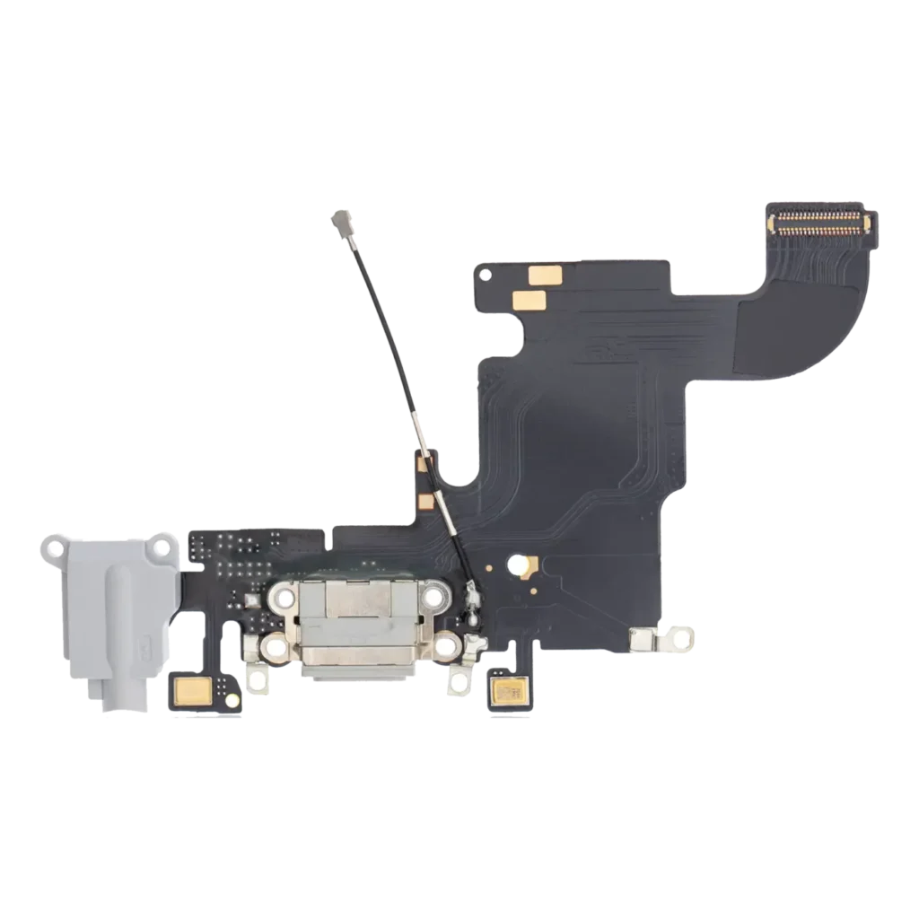 Charging Port Flex Cable For iPhone 6S (Premium) (Silver)