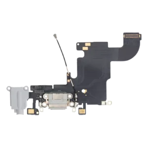Charging Port Flex Cable For iPhone 6S (Premium) (Silver)