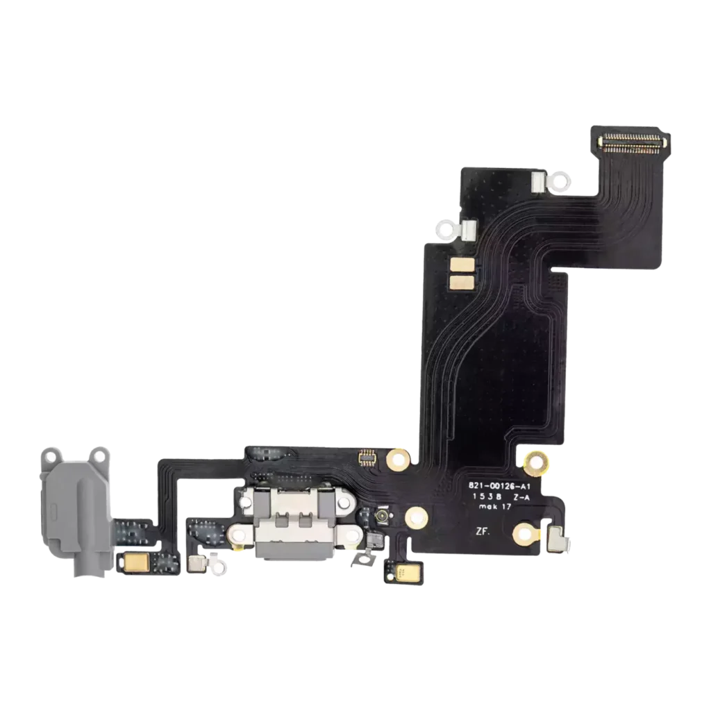 Charging Port Flex Cable For iPhone 6S Plus (Premium) (Space Gray)