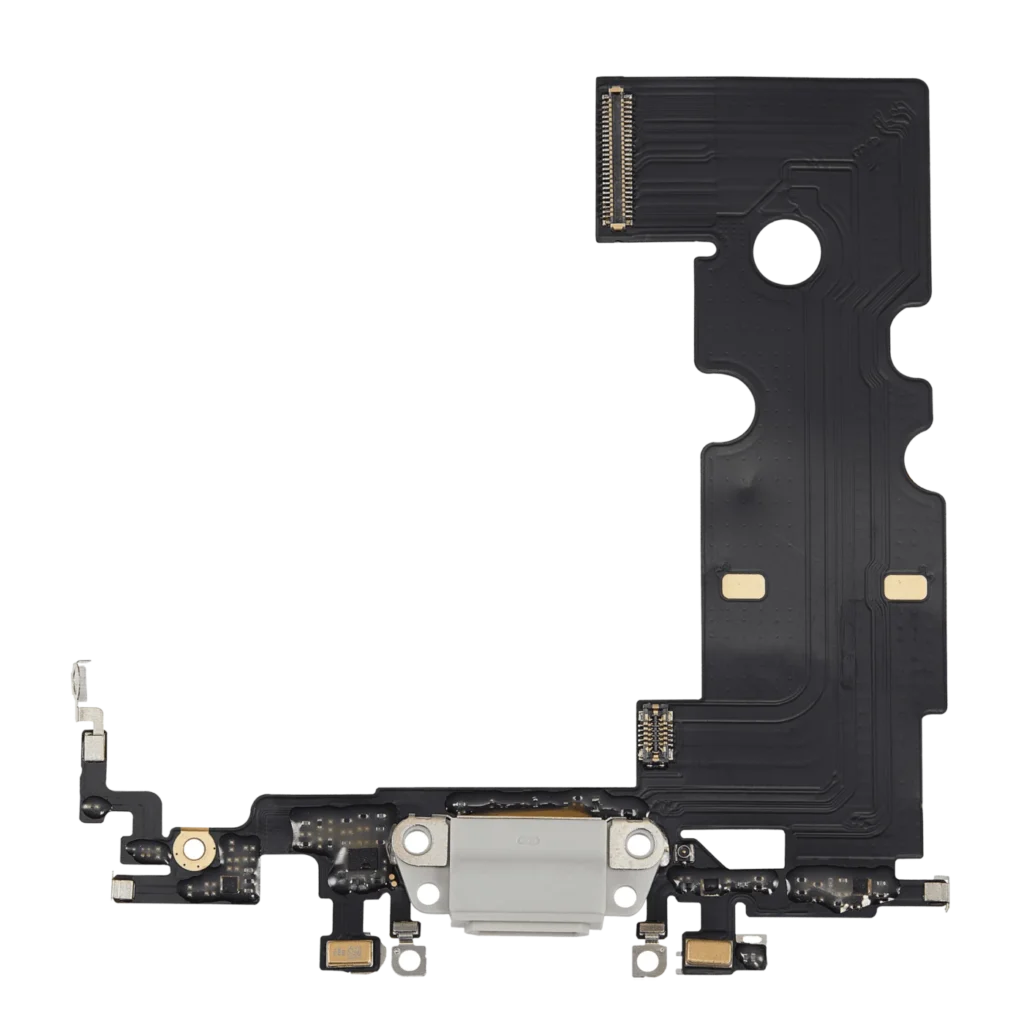 Charging Port Flex Cable For iPhone 8 (Aftermarket) (Silver)