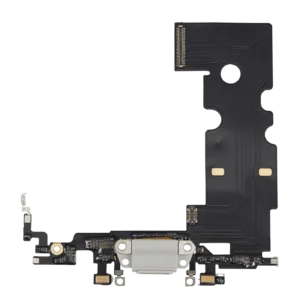 Charging Port Flex Cable For iPhone 8 (Aftermarket) (Silver)