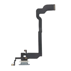 Charging Port Flex Cable For iPhone X (Aftermarket) (Silver)