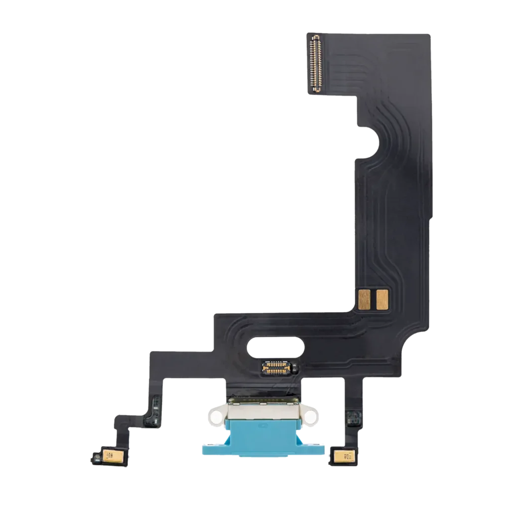 Charging Port Flex Cable For iPhone XR (Premium) (Blue)