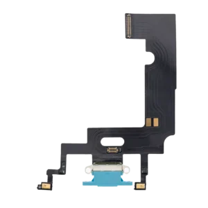Charging Port Flex Cable For iPhone XR (Premium) (Blue)