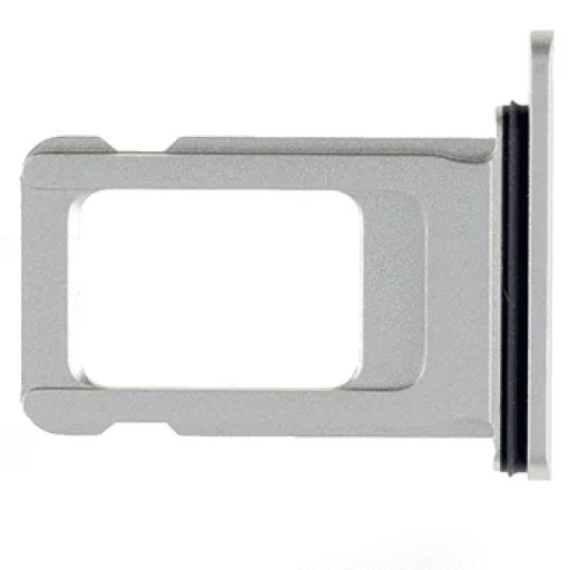 Single Sim Card Tray For iPhone 11 (Service Pack) (White)