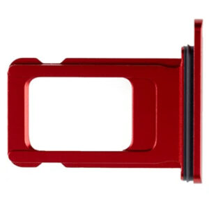 Single Sim Card Tray For iPhone 11 (Service Pack) (Red)