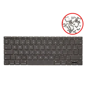 Keyboard W/ Backlight & Screws For MacBook Pro 13" A1708 (2016-2017) (UK English)