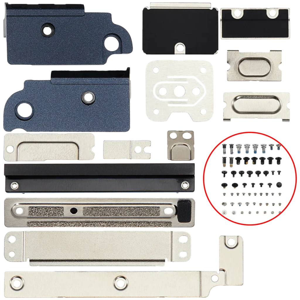 Full Set Small Metal Bracket And Screw Set For MacBook Air 13" (A3113 / Mid 2024 / A3240 / Early 2025)