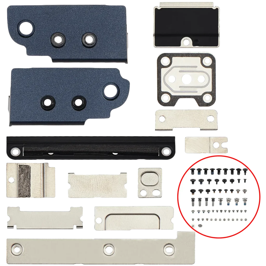 Full Set Small Metal Bracket And Screw Set For MacBook Air 15" (A2941 / Mid 2023 / A3114 / Mid 2024 / A3241 / Early 2025)