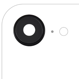 Back Camera Lens With Bracket & Bezel For iPhone 16e / 17e (Premium) (Black)