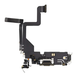 Charging Port Flex Cable For iPhone 14 Pro (Used OEM Pull) (Gold)