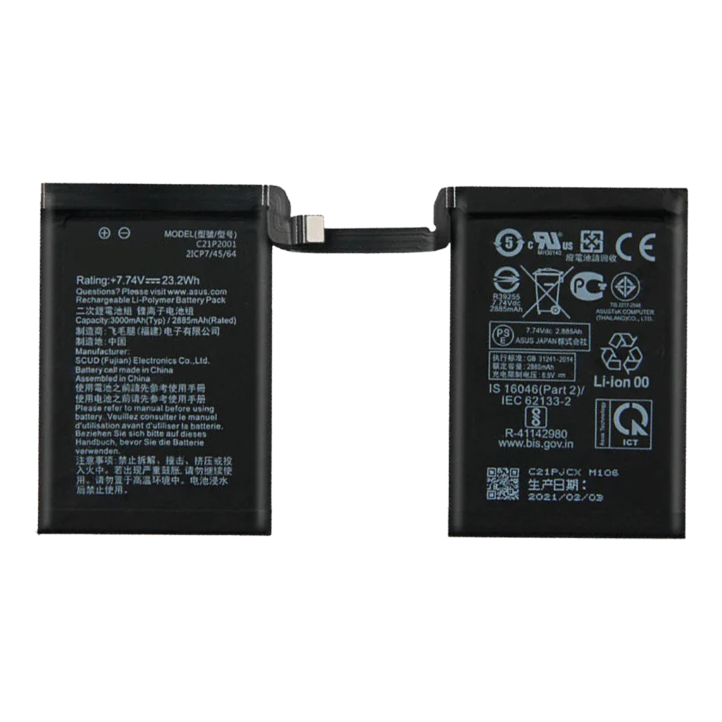 Replacement Battery For Asus ROG Phone 5 (ZS673KS) (I005DA) (C21P2001)