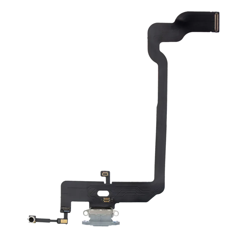 Charging Port Flex Cable For iPhone XS (Aftermarket) (Silver)
