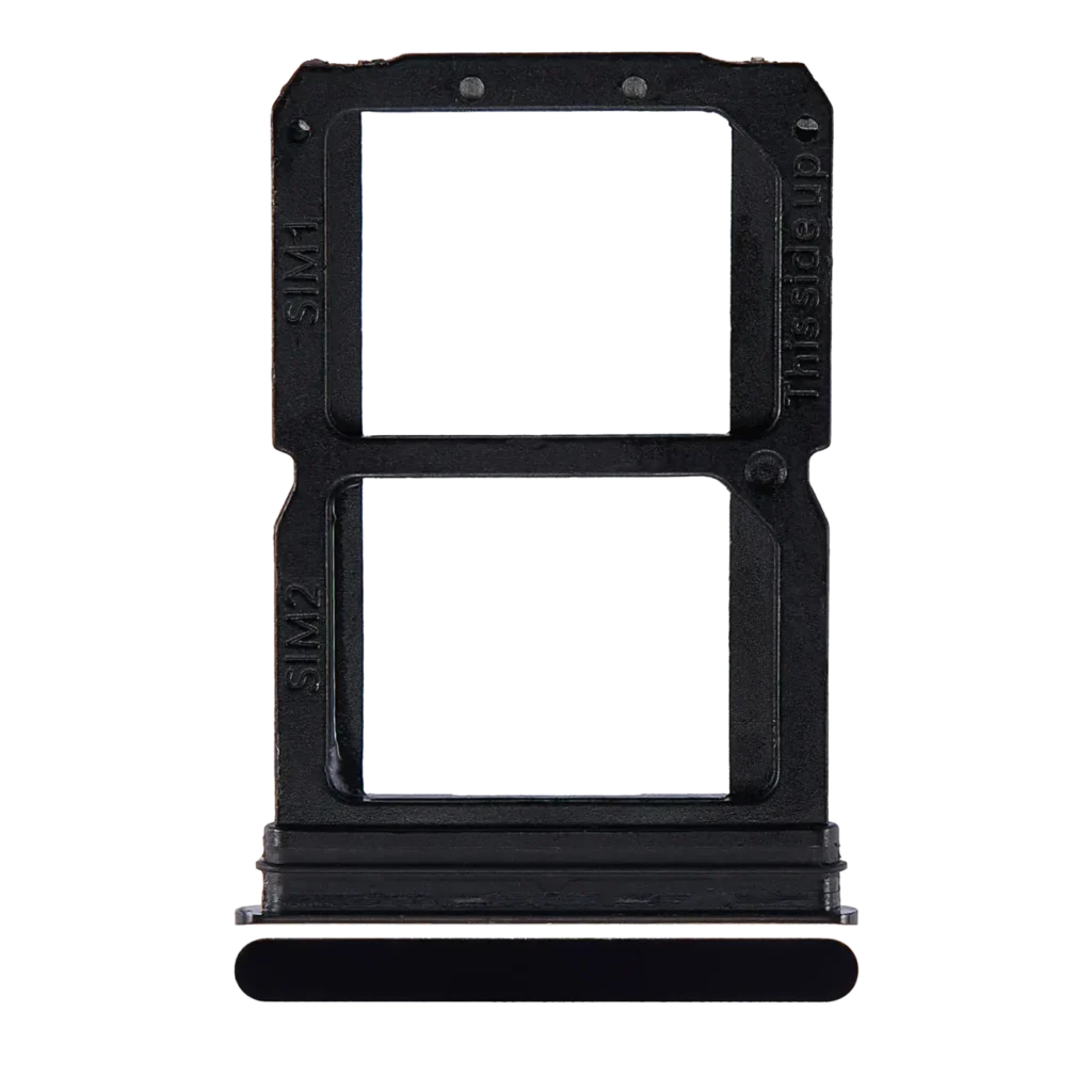 Dual Sim Card Tray For OnePlus 6T (A6010 / A6013) (Mirror Black)