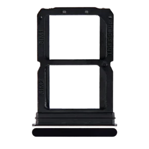 Dual Sim Card Tray For OnePlus 6T (A6010 / A6013) (Mirror Black)