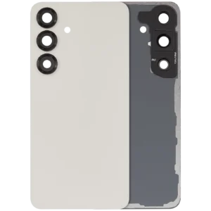 Back Cover Glass With Camera Lens For Samsung Galaxy S25 5G (No Logo) (Aftermarket Plus) (Pink Gold)