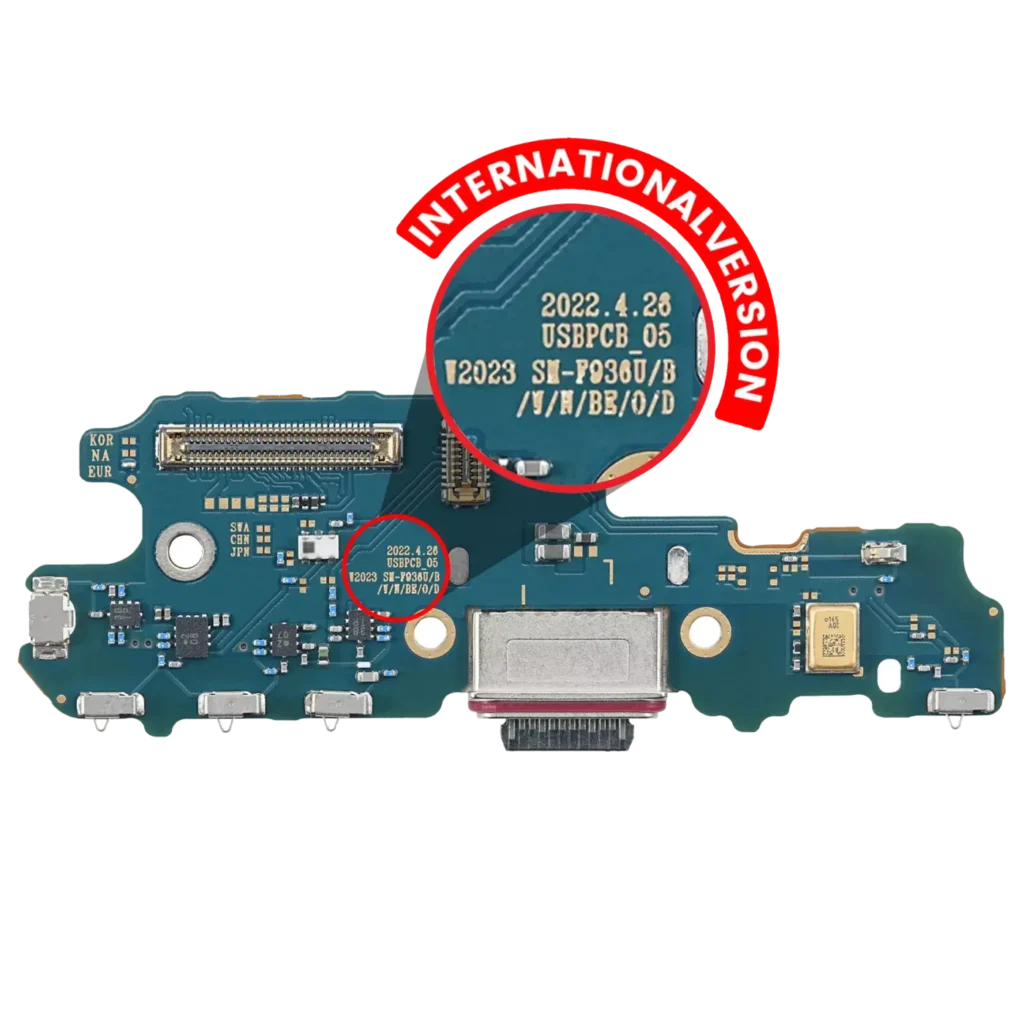 Charging Port Board For Samsung Galaxy Z Fold 4 (F936B) (International Version) (Premium)