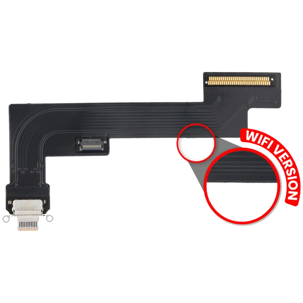 Charging Port Flex Cable For iPad Air 4 (WiFi Only) (Premium) (Rose Gold)