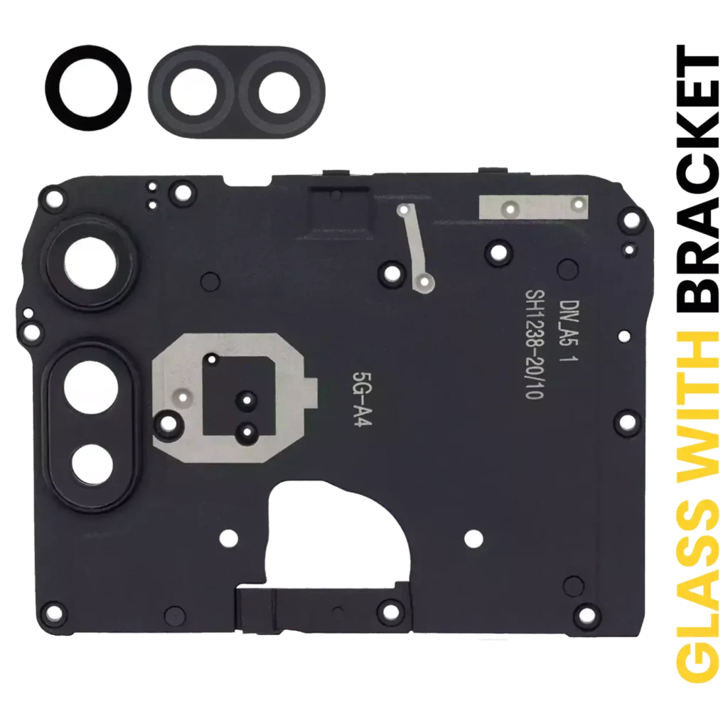 Back Camera Lens With Bracket For Motorola Moto E (XT2052 / 2020) (Black)
