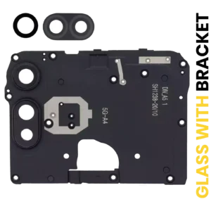 Back Camera Lens With Bracket For Motorola Moto E (XT2052 / 2020) (Black)