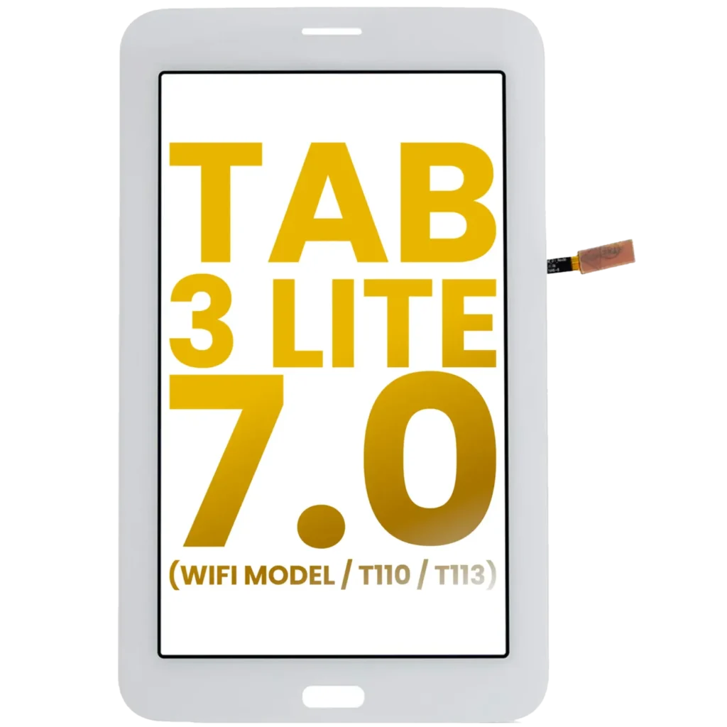 Digitizer For Samsung Galaxy Tab 3 Lite 7.0" (WiFi Model / T110 / T113) (Refurbished) (White)
