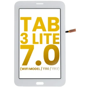 Digitizer For Samsung Galaxy Tab 3 Lite 7.0" (WiFi Model / T110 / T113) (Refurbished) (White)