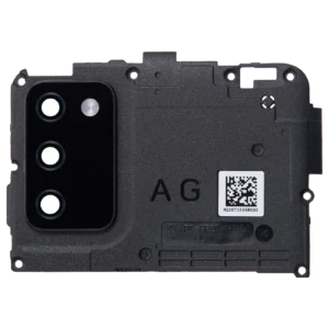 Back Camera Lens With Cover Bezel Ring For Samsung Galaxy A02S (A025 / 2020) (G Version) (Black)
