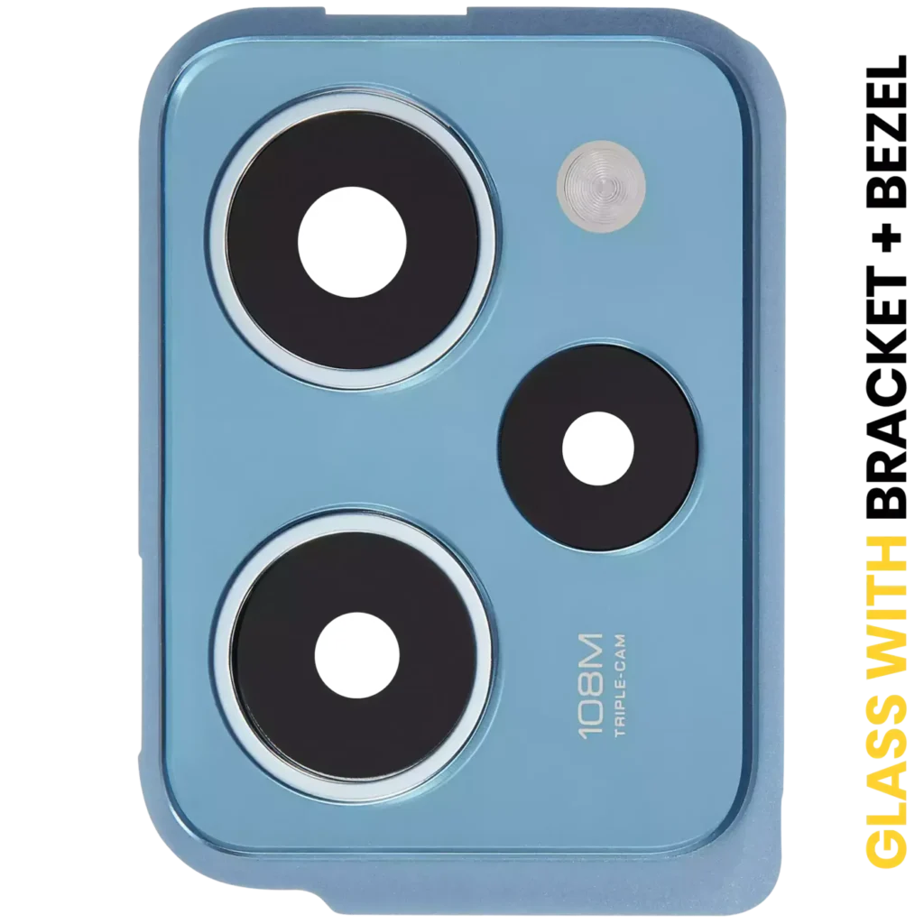 Back Camera Lens With Bracket / Bezel For Xiaomi Redmi Note 12 Pro Speed (Blue) / Poco X5 Pro 5G