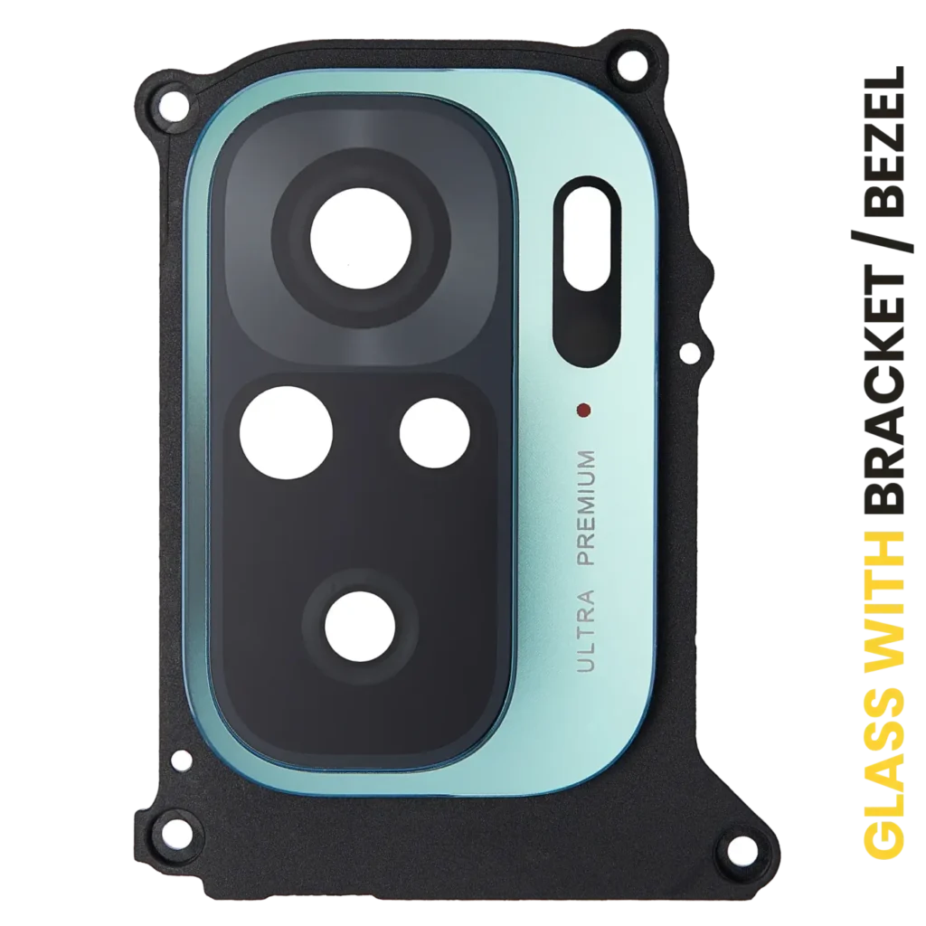 Back Camera Lens With Bracket / Bezel For Xiaomi Redmi Note 10 (Aqua Green)