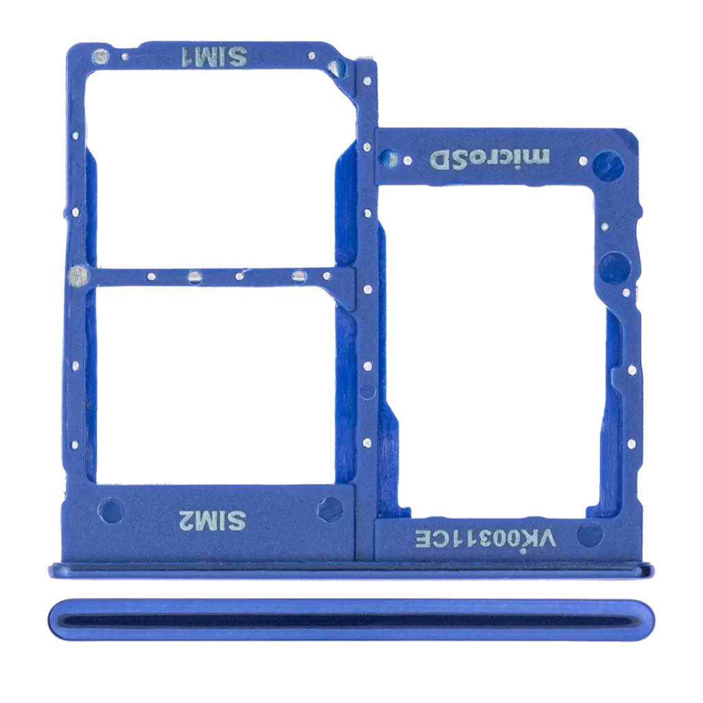 Dual Sim Card Tray For Samsung Galaxy A40 (A405 / 2019) (Blue)