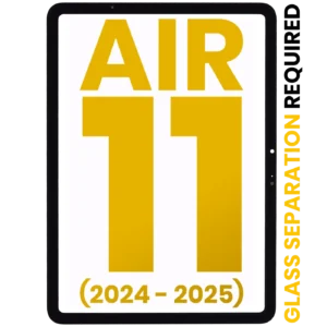 Front Glass For iPad Air 11" (2024) / Air 11" (2025) (Glass Separation Required) (Premium) (All Colors)