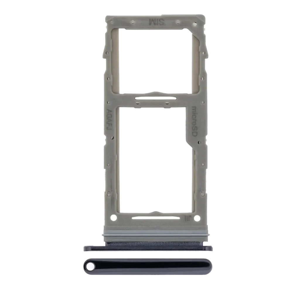 Single Sim Card Tray For Samsung Galaxy A71 5G (A716 / 2020) (Prism Cube Black)