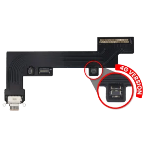 Charging Port Flex Cable For iPad Air 4 / iPad Air 5 (Cellular) (Aftermarket Plus) (Rose Gold)