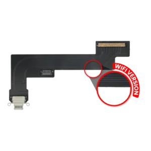 Charging Port Flex Cable For iPad Air 4 (WiFi Only) (Premium) (White)