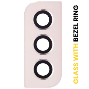 Back Camera Lens With Bezel Ring For Samsung Galaxy S22 / S22 Plus (Pink Gold)
