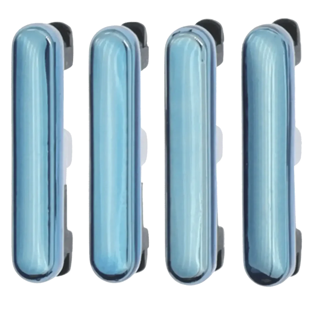 Hard Buttons (Power / Volume) For LG Stylo 6 / K71 (Silver) (4 Piece Set)