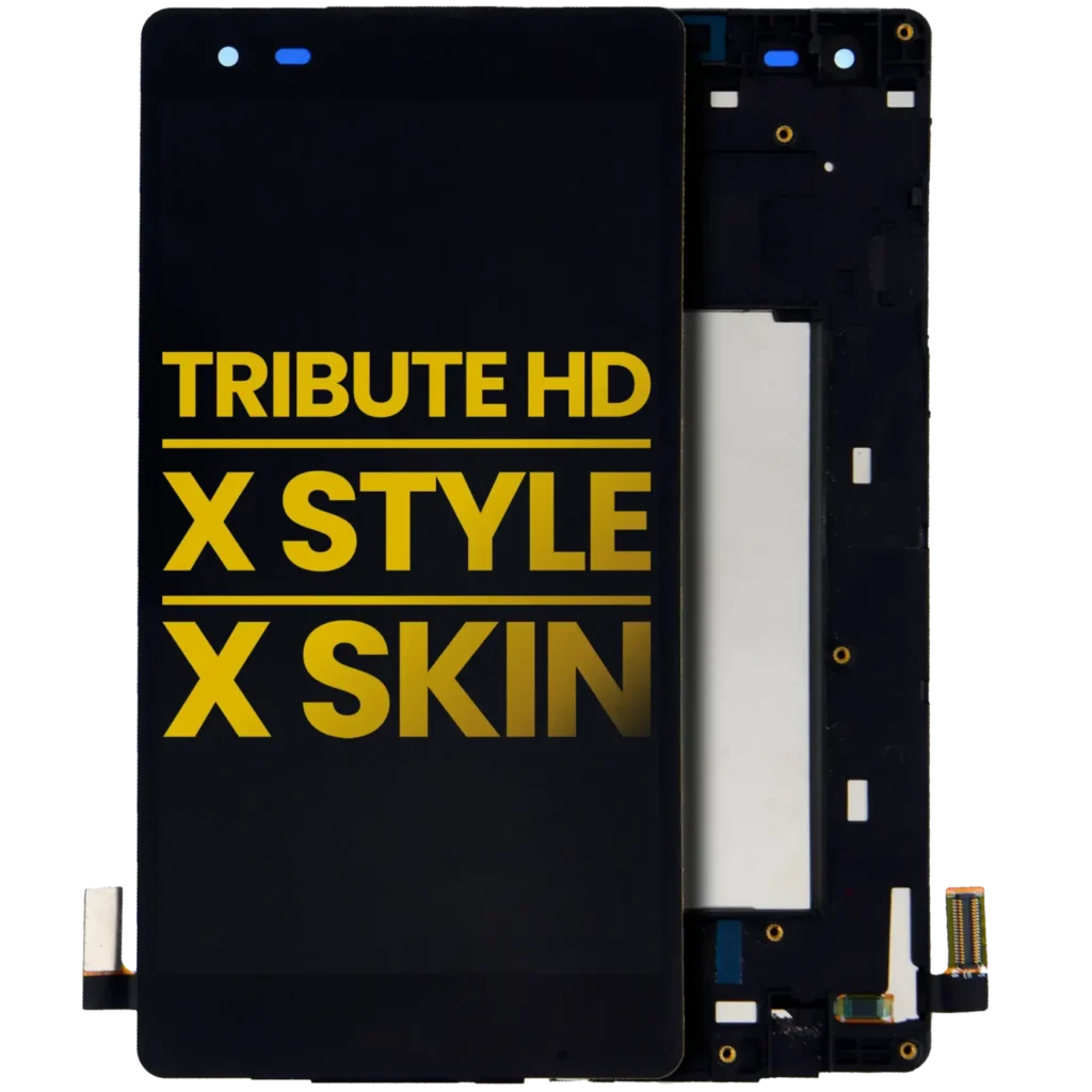 LCD Assembly With Frame For LG Tribute HD (LS676) / LG X Style (K200 / L53BL / L56VL) / LG X Skin (F740) (Refurbished) (Black)